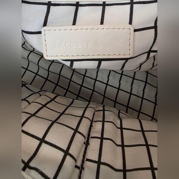 Lacoste Women's Cream Tote Bag - Picture 4 of 15